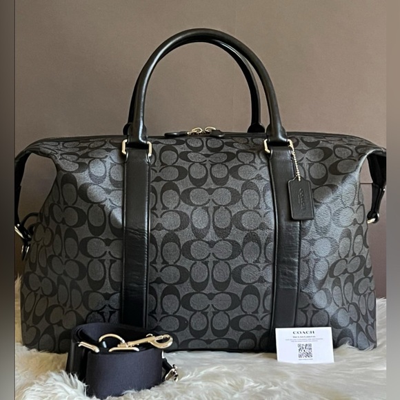 💰SOLD - F54776 - Coach Voyager Bag in Signature Canvas - Picture 10 of 11